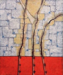 V železné košili zvyků (...je mi fajn )  120 x 100